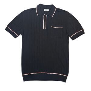 Brunello Cucinelli Cotton Ribbed Knit Polo Shirt